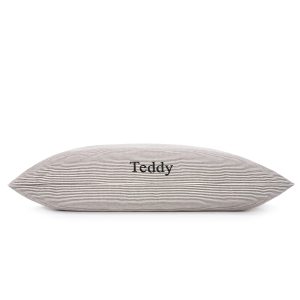 Charcoal Stripe Durable Dog Bed