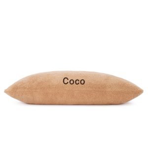 Latte Sherpa Soft Dog Bed