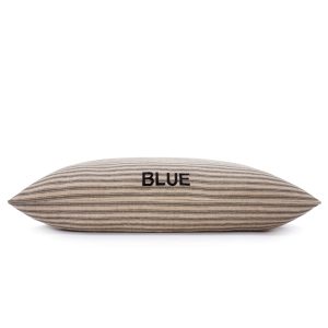 Classic Black Ticking Stripe Dog Bed