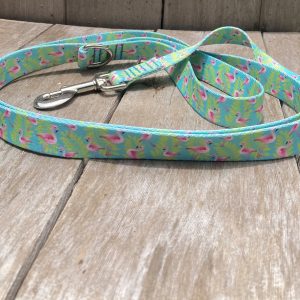 4 Foot or 6 Foot or 8 Foot Dog Leash, Flamingo Tropical Dog Leash, Traffic Leash, 4 foot leash, 6 foot leash, 6 foot leash for dogs