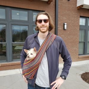 Dog Sling Carrier Sonora 100% Organic Cotton For Cats too