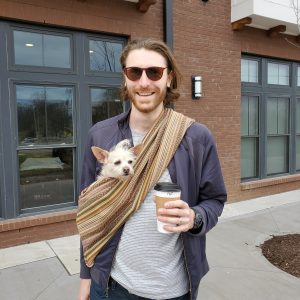 Walking Palm 100% Organic Pet Sling | Cat or Dog Carrier - Moab Woven