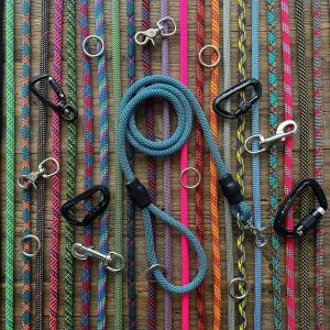 Custom Climbing Rope Dog Leash (150+ rope options): Upcycled Brand Name Gear, Handmade in California