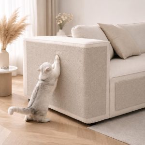 Cat Couch Protector, Self-Adhesive Scratching Mat for Sofa Wall & Furniture, Anti-Scratch Pad, 7 Colors 8 Sizes